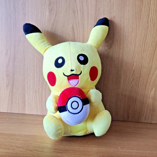POKEMON PIKACHU HOLDING Pokeball Plush Soft Toy 11 99 PicClick UK pokemon-pikachu-holding-pokeball-plush-soft-toy-11-99-picclick-uk