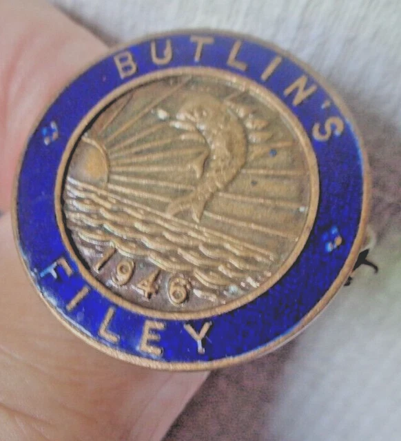 INSIGNE ORIGINAL BUTLIN / Butlins - Filey 1946 EUR 46,56 - PicClick FR