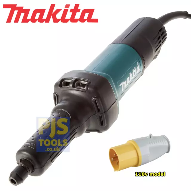 Makita GD0600 110v straight die grinder 6mm collet 400w *3 year warranty option*