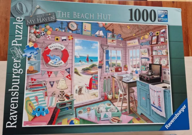 Puzzle Ravensburger My Haven No. 7 The Beach Hut 1000 Teile