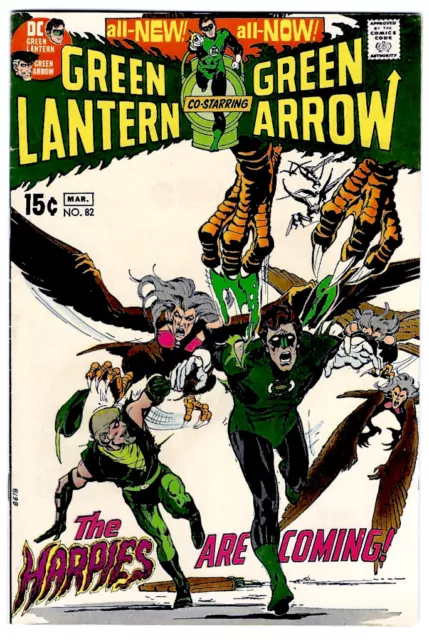 GREEN LANTERN #82 in VF- a 1970 DC comic with GREEN ARROW w/ art by NEAL ADAMS