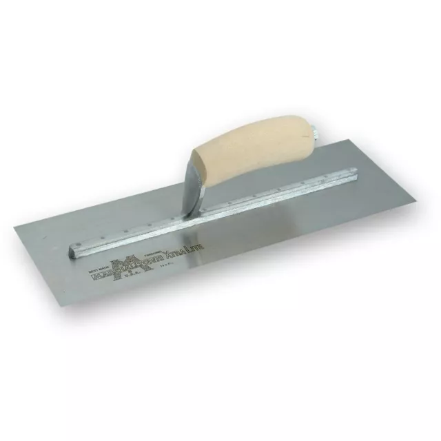 Marshalltown MXS64 Cement Finishing Trowel 14” x 4” Spring Steel 2