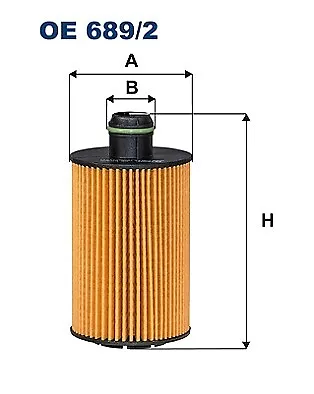 Filtron Oe689/2 Oil Filter For Jeep,Lancia,Maserati