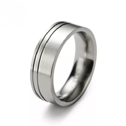 Anillo de acero inoxidable Monomania 25061 tallas 8, 9, 10, 12 y 13 (a elegir)