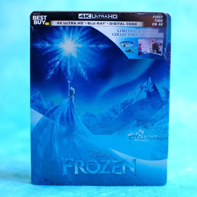 Frozen 4K SteelBook (UHD + Blu-Ray + Digital) - Disney - New/Sealed