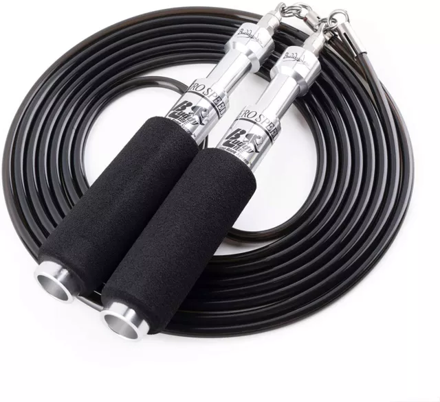 Buddy Lee | Professional Aero Speed Training Jump Rope | Silver | Same Day Ship