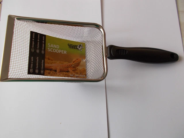 Pelle à Sable En Inox Pour Terrarium - Outil De Nettoyage Pour Reptiles (tortues, Lézards, Serpents), Tamisage De Litière Et Entretien - 7