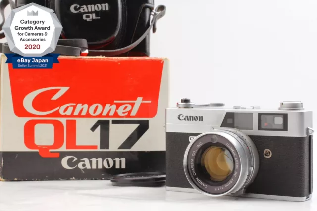 **NEAR MINT+2 in Box** Canon Canonet QL17 35mm Rangefinder Film Camera FromJapan