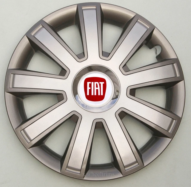 Set of  4x15" wheel trims to fit Fiat Punto,Doblo,Multipla,Panda,(NOT BOXER VAN)