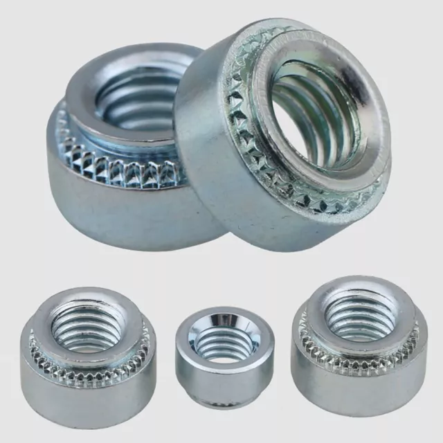 SELF CLINCHING NUTS Round Threaded Insert Sheet Metal Press Swage Nuts