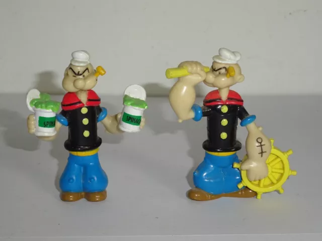 Lot de 2 figurines PVC Popeye - Vintage (C176)