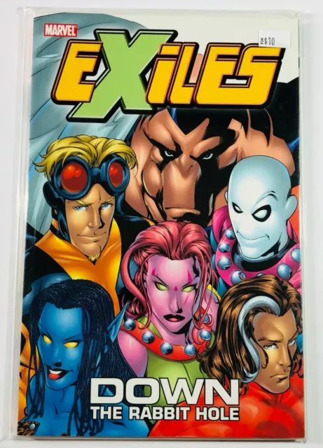 Exiles Vol 1,  Down the Rabbit Hole, Marvel Comics Trade Paperback