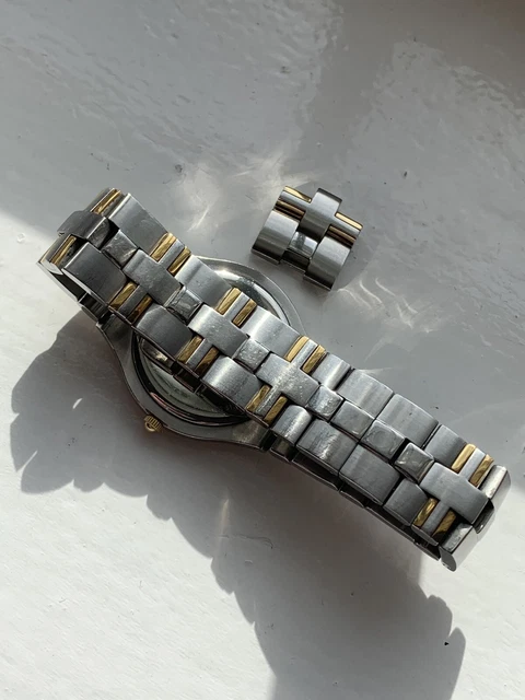 Orologio da uomo Movado Museum Fiero 81 G2 1899 bicolore oro e acciaio FWO 11
