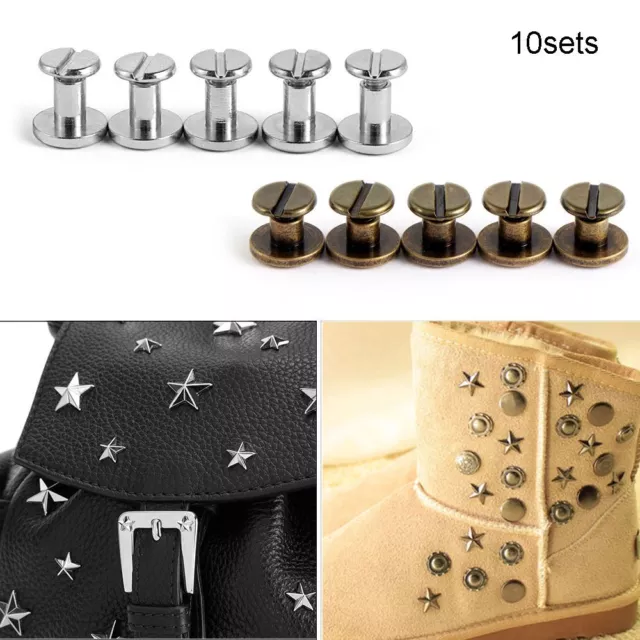 Garment Leather Craft decoration nail Nail Rivets Brass screw Cloth Button