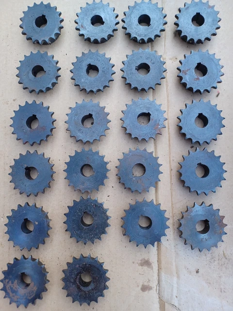 22 Kettenzahnräder/ 18 Zahn, 16 mm Welle