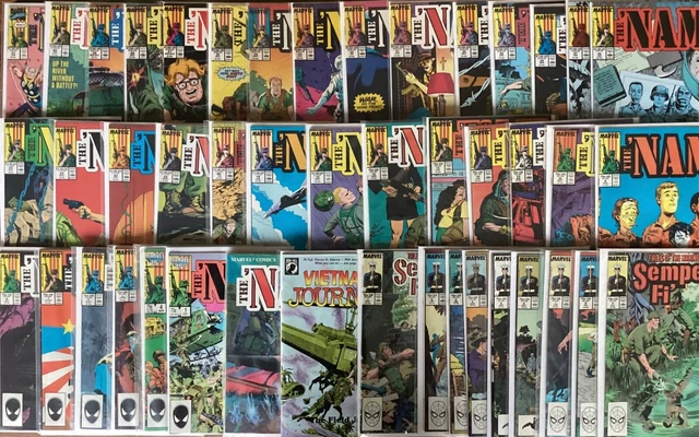War Comics lot-45 books,  ‘Nam, Scemper Fi, Please see description for details