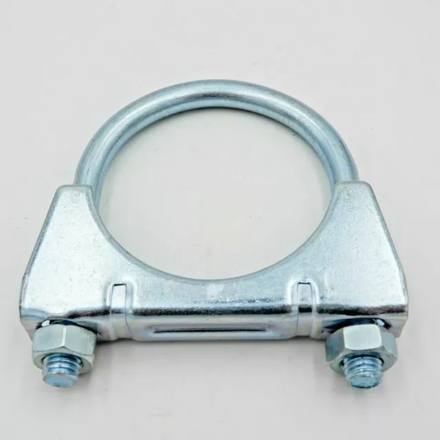 5 St Auspuffschelle Rohr-Bügel Schelle U-Bolt Clamp M8 x 48mm Flachbügelschelle