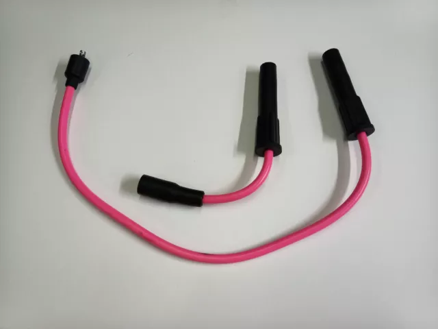 Harley Davidson Sportster Pink Spark Plug Wires - 2011 XL883L Take-off