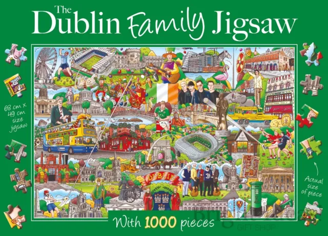 THE DUBLIN FAMILY 1000 Piece Jigsaw Puzzle Brand New Sealed