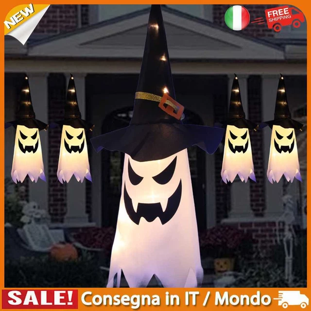 IT Horror Hat Lamp Ip44 Waterproof for Home Halloween Party Decorative (White)