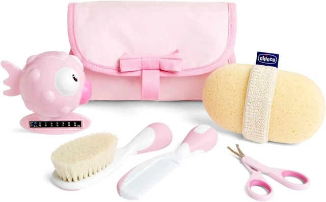 Set Chicco Cura e Igiene Neonato per il Bagnetto Bambini con Termometro da Bagno