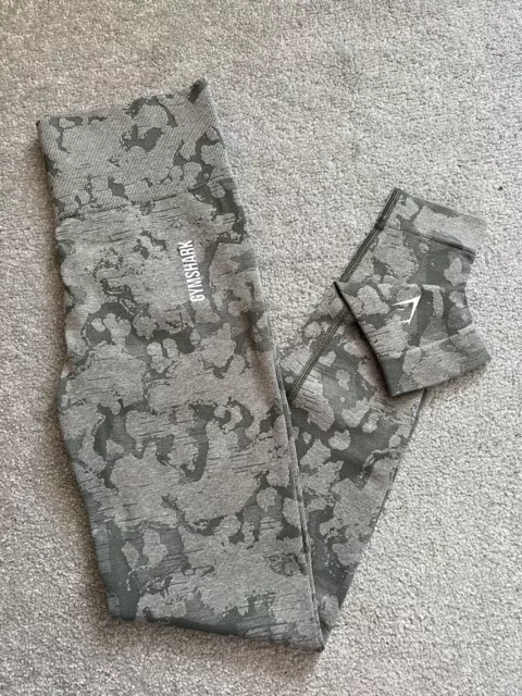 Leggings mimetici verdi Gymshark Adapt taglia small - Scrunch Bum