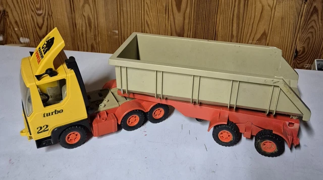 Playmobil 3527 - Grand Wagon Grue Ancien Modèle, Inscription Union Des Transports