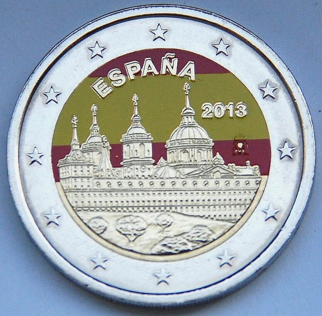 2 Euros commémorative Espagne 30 ans Drapeau Européen 2015