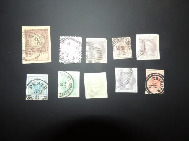 Briefmarken „10x Österreich Kaiserreich teilw. Falz wie abgebildet (3)“