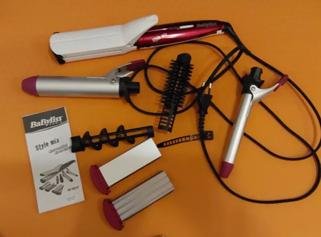 BaByliss Style Mix Multistyler MS21E Glätten Kreppen Lockenstab Glätteisen