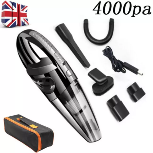 Powerful Wireless Cordless Car Vacuum Cleaner Strong Suction Hand 120W for Car
