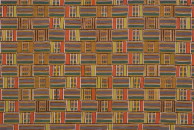 Rare Old Kente Ewe Volta African Ghana handwoven cloth textile interior design