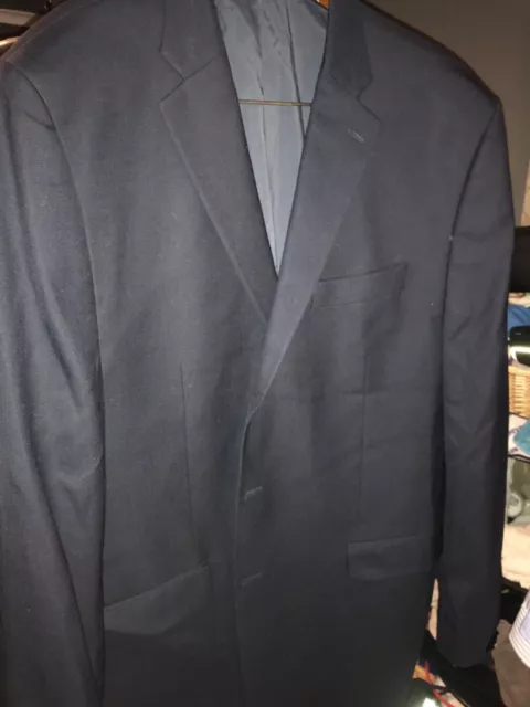 Well maintained Lauren 50L black sport coat in very good condition