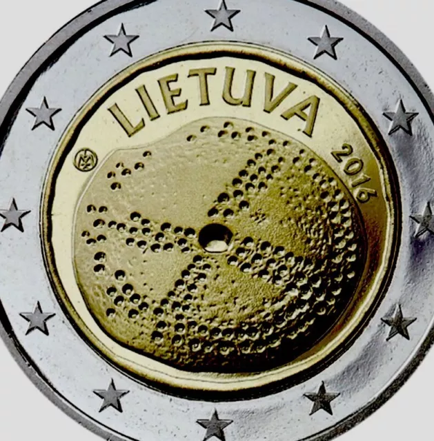 Lithuania 🇱🇹 2 Euro Coin 2016 Commemorative Baltic Culture New UNC From Rolls