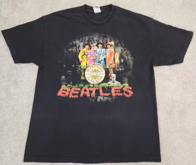 Vintage The Beatles Sgt Peppers Lonely Hearts Club Band T Shirt Mens XLarge 1999