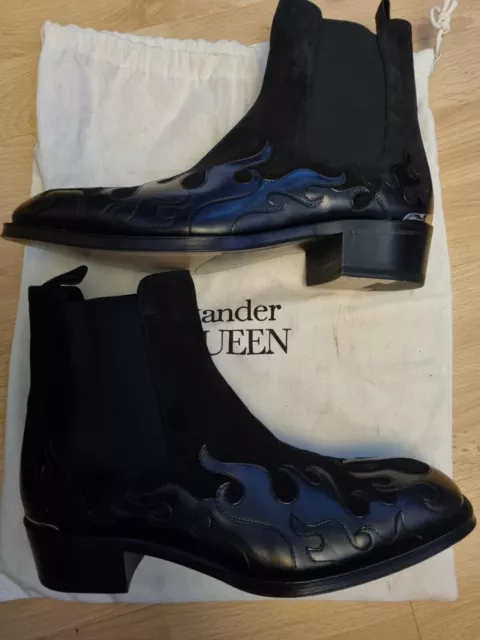 ALEXANDER MCQUEEN HYBRID Chunky Sole Boots Stivali Scarpe Uomo