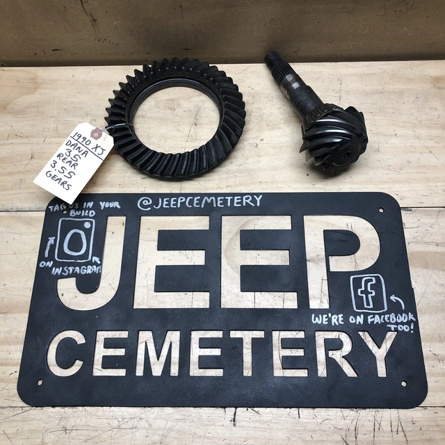 9002 JEEP CHEROKEE XJ MJ Wrangler YJ TJ Dana 35 OEM 3.55 Ring Pinion