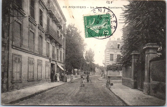 92 ASNIERES SUR SEINE - la rue de nanterre