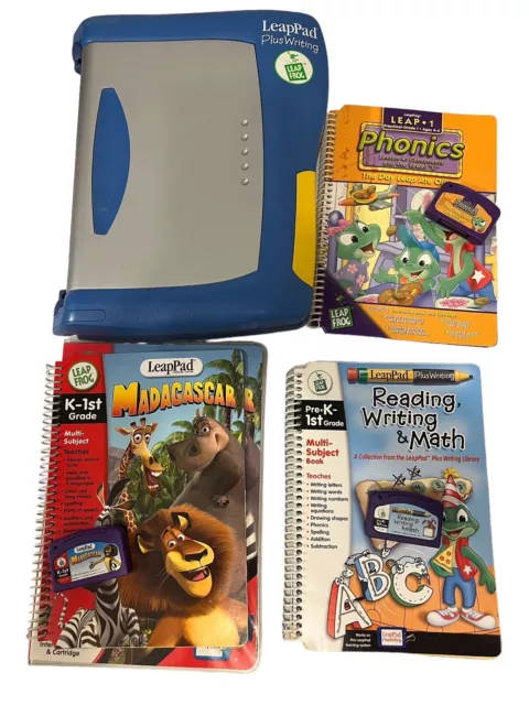 LEAPPAD PLUS WRITING LEARNING SYSTEM with 3 Books, & Magic Pencil, NO BACK PIECE