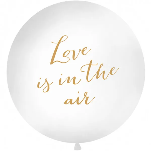 LOVE IS IN THE AIR Luftballon Hochzeit Geschenk Liebe Party Mr and Mrs 1 METER