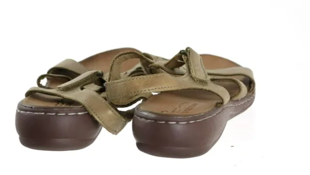 SKECHERS LUXE FOAM Women's Slingback Sandals Size 7 Leather Copper $25. ...