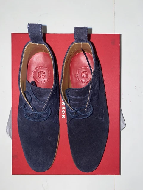 Grenson marcus online suede chukka boots