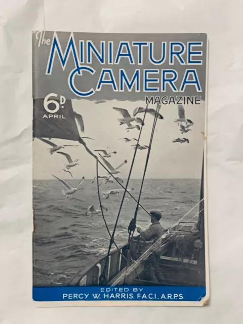 Vintage The Miniature Camera Magazine, April 1937