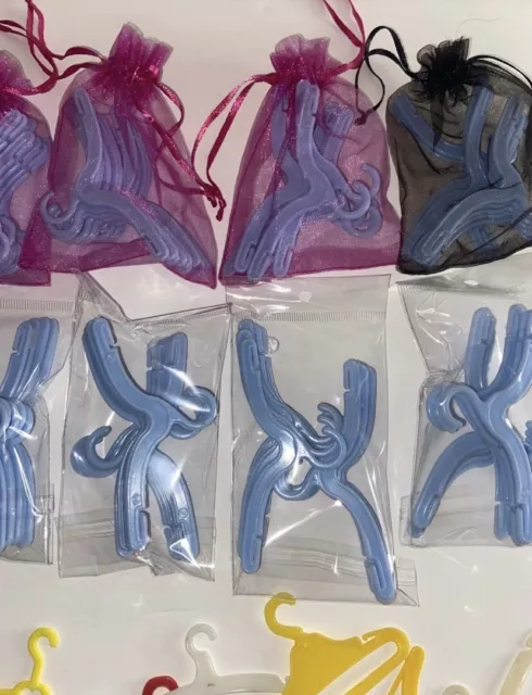 Vintage Plastic Hangers Barbie Doll Clothes Hangers Lot of 96 3