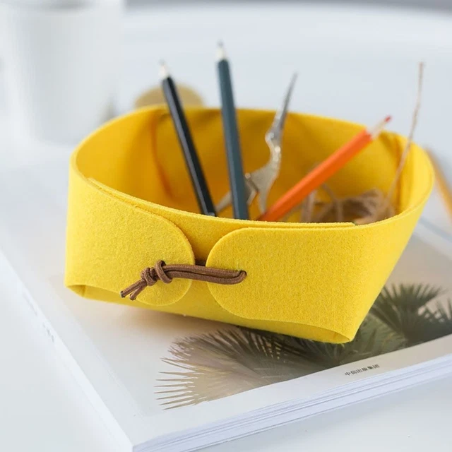 Multi-Functional Felt Storage Basket Large Capacity Storage Bins