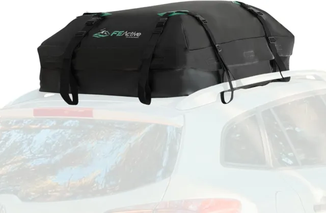 Car Roof Bag Heavy Duty Cargo Luggage Storage Rooftop Bag Strong Waterproof 424L