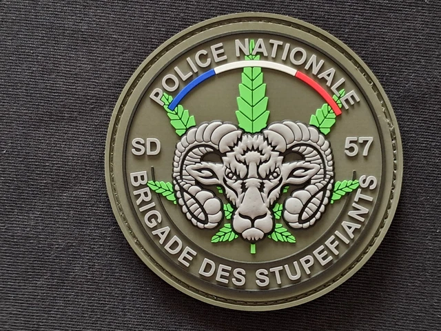 ANCIEN ECUSSON BRIGADE Des Stupefiants - Metz 81 - Obsolete EUR 12,00