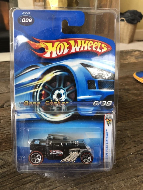 ホットウィール 2006 RLC APOLOGY CAR BONE SHAKER 2006 Hot Wheels BLACK BONE SHAKER FACTORY SEALED RLC APOLOGY