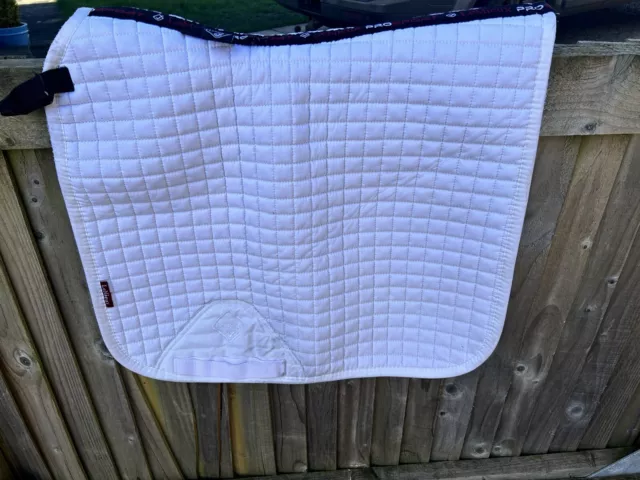 le mieux white saddle pad