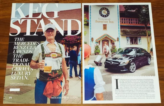 Mercedes Benz Cla250 Magazine Article Car And Driver Road Test Sedan Germany